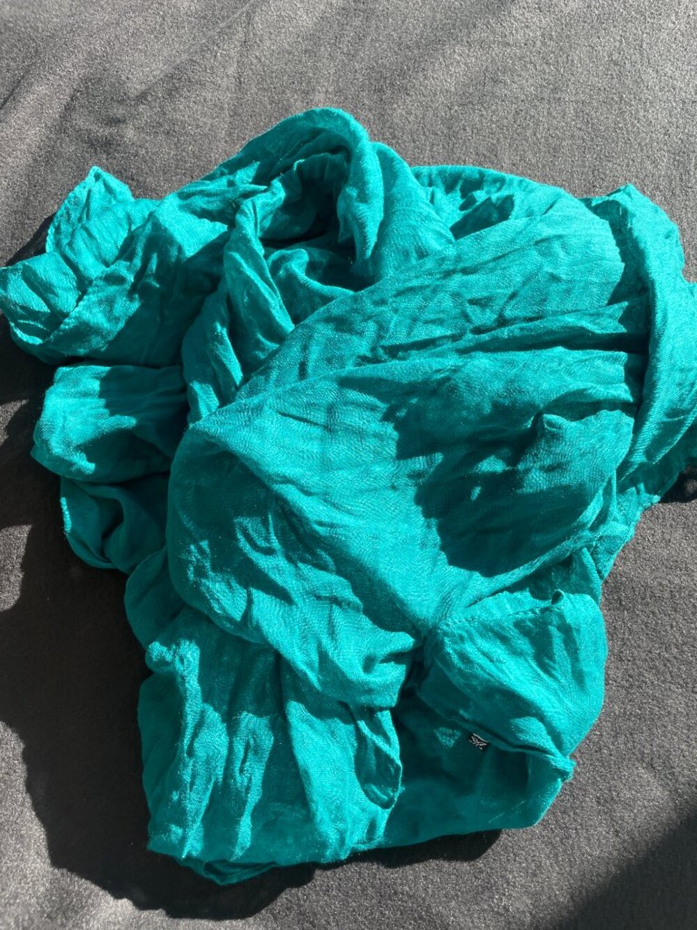 New Mint Green Satin Matte Hihab Scarf + Vela Modal Scraf - Picture 5 of 5